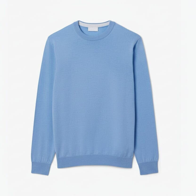 Merino Wool Crew Neck Sweater