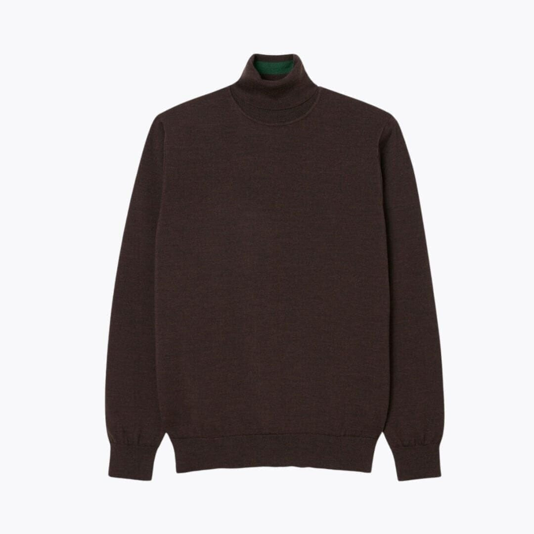 Merino Wool Roll Neck Sweater