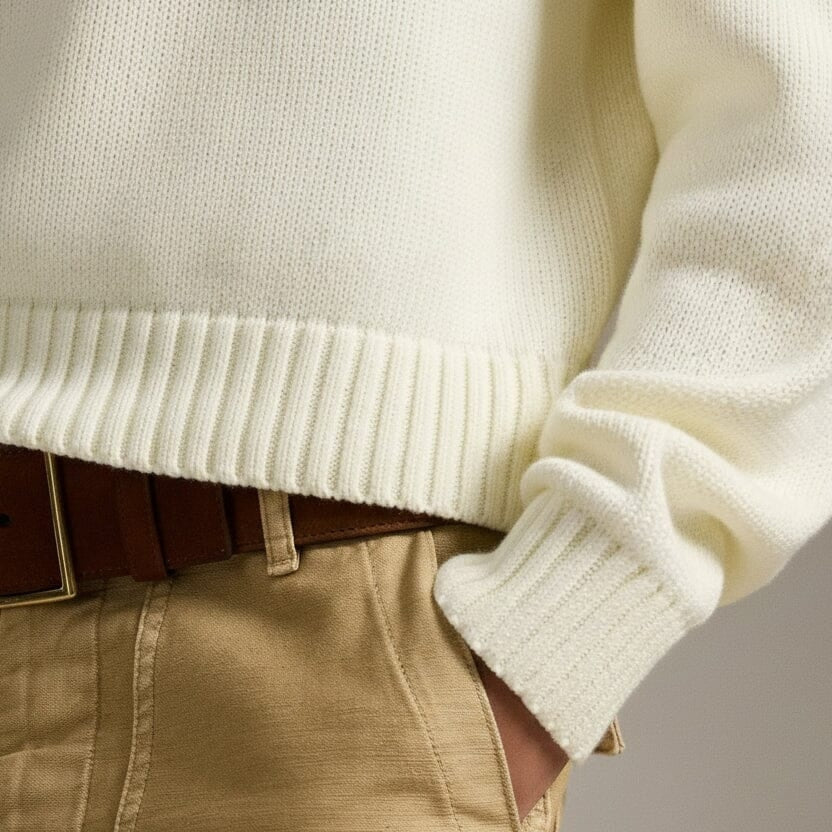 Polo Bear Cotton Crewneck Sweater