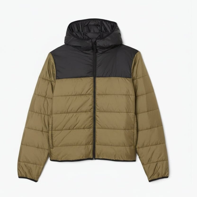 Water-Repellent Quilted Puffed Jacket