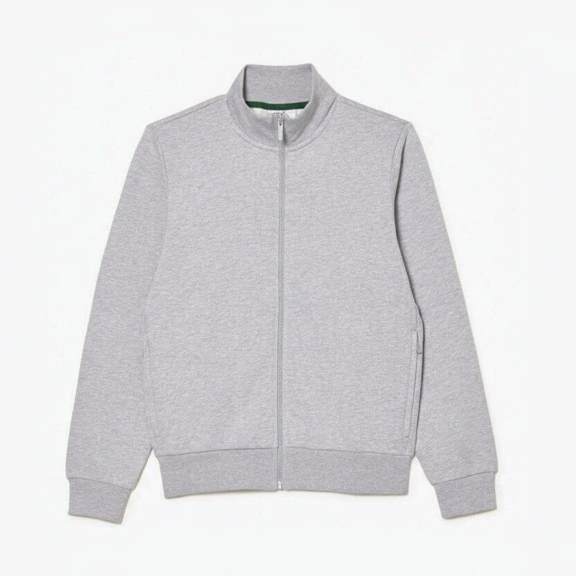 Zip-Up High Neck Fleece Sweatshirt